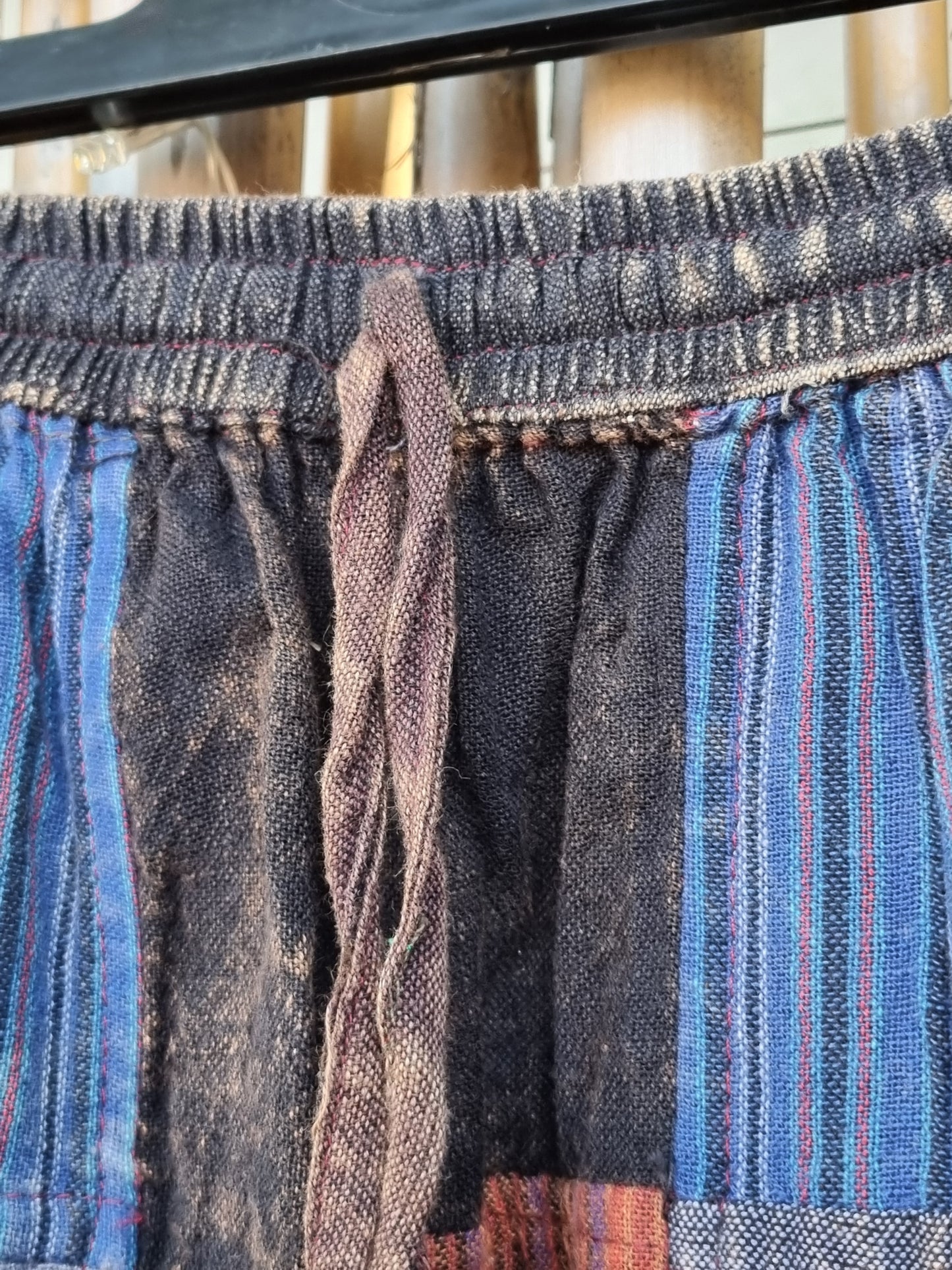 Chia Cotton Patchwork Pants (Medium)
