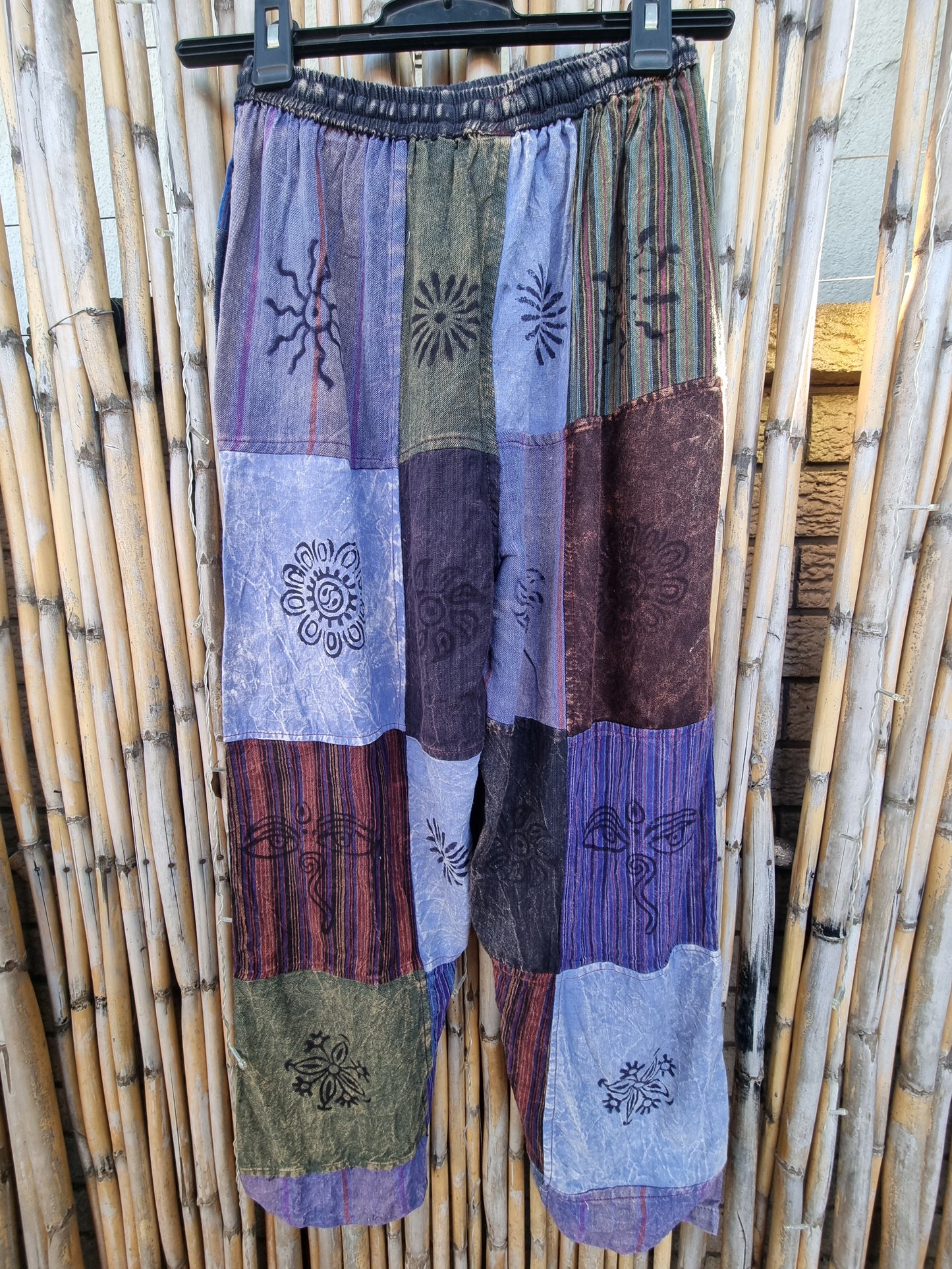 Chia Cotton Patchwork Pants (Medium)