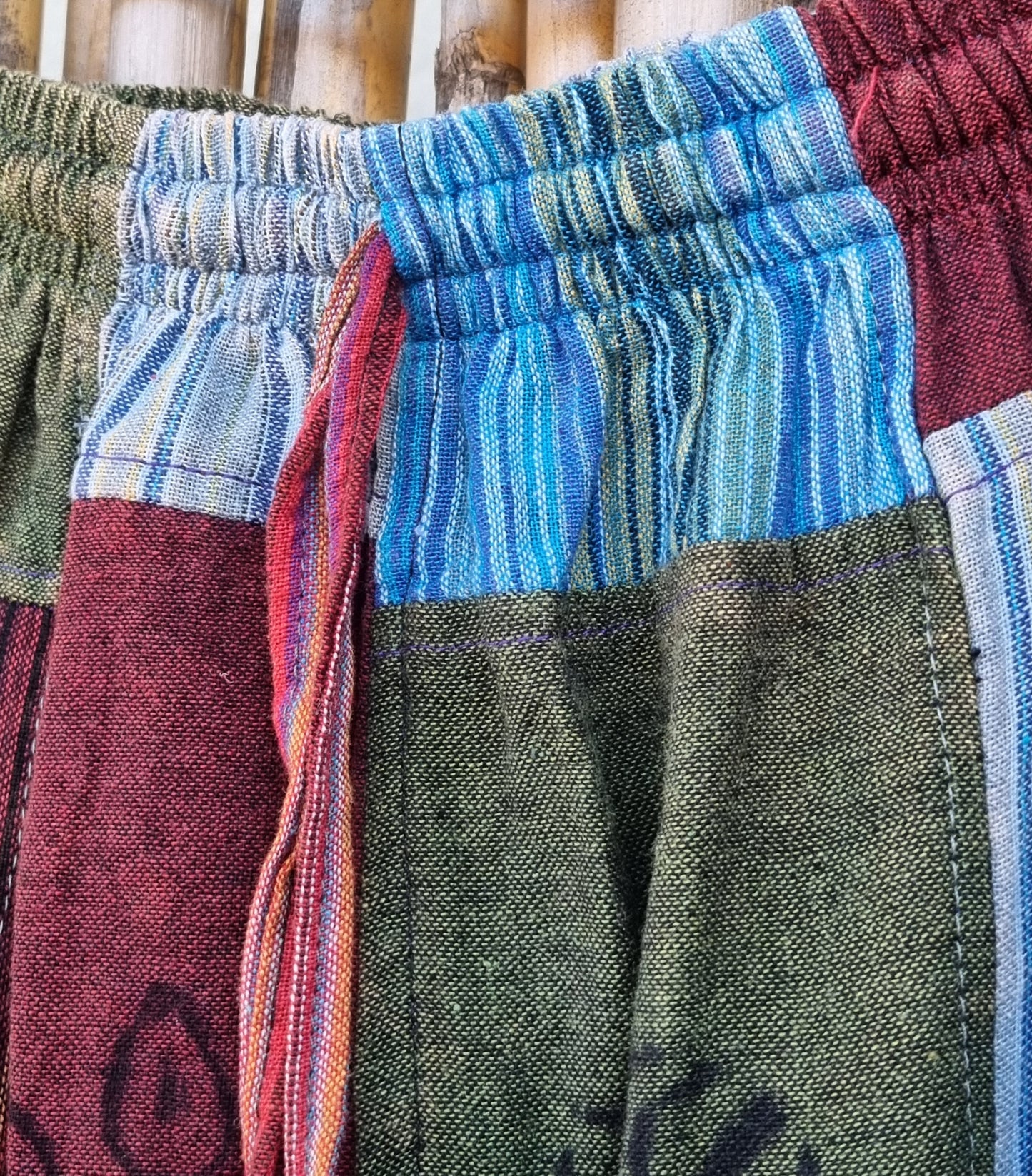 Jasper Cotton Patchwork Pants (Medium)