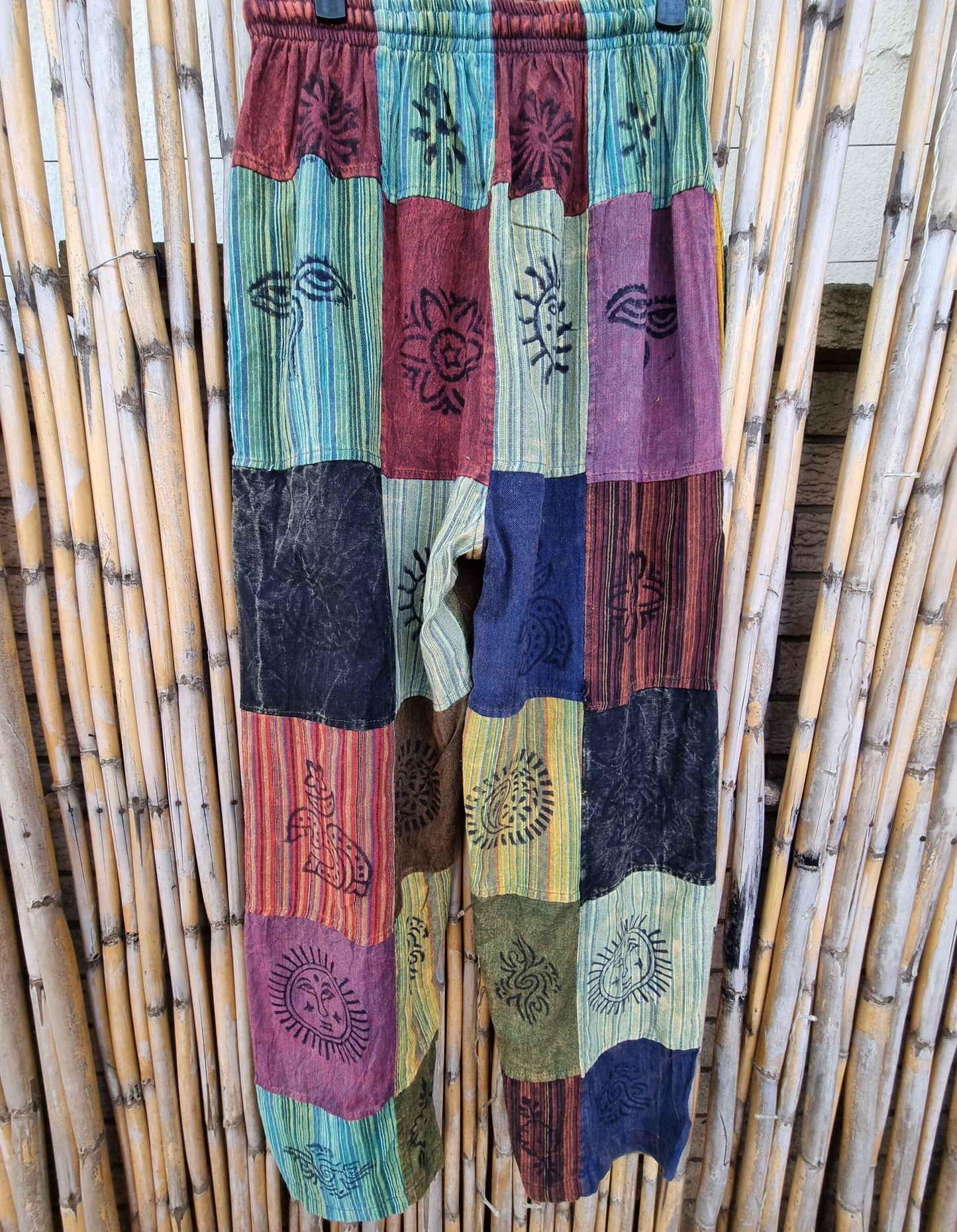 Lakeside Cotton Patchwork Pants (Extra Large)