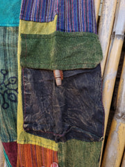Shambala Cotton Patchwork Pants (Large)