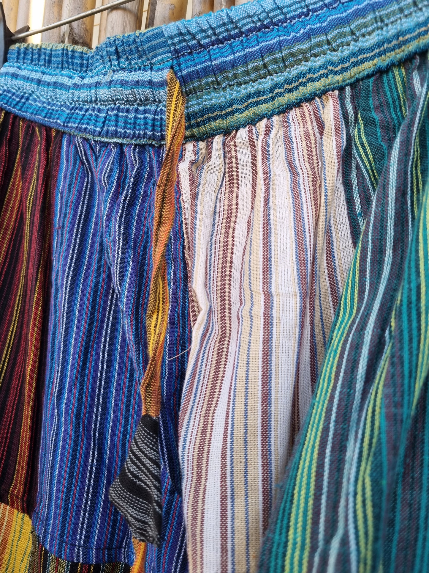 Sunday Sunshine Cotton Patchwork Pants (3XL)