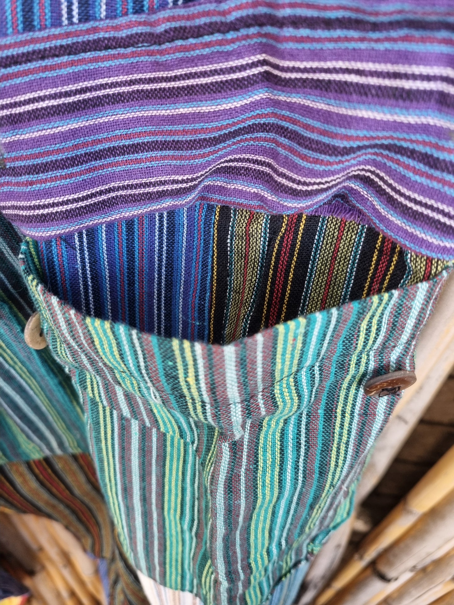 Druid's Dreamscape Cotton Patchwork Pants (3XL)