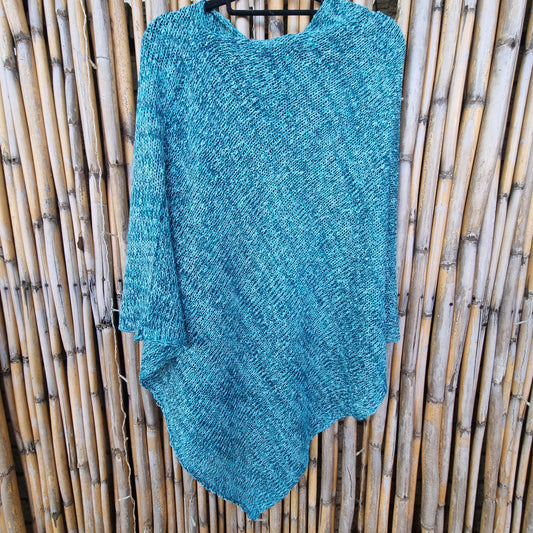 Tanzanite Knitted Shawl