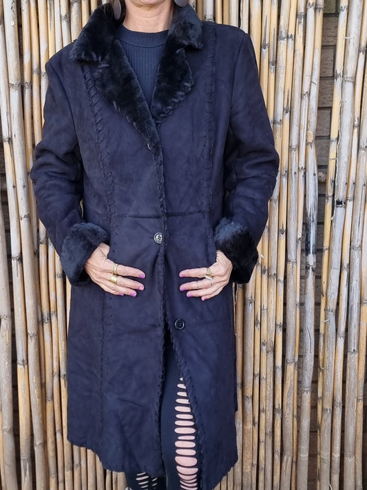 Black Panther Bespoke Vintage Coat