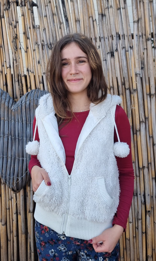 Bespoke Snow Bunny Sleeveless Coat