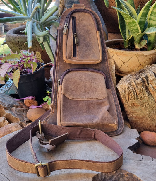 Leather Man Satchel