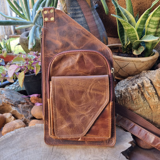 Leather Man Satchel