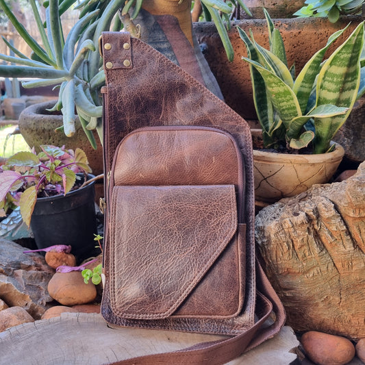 Leather Man Satchel