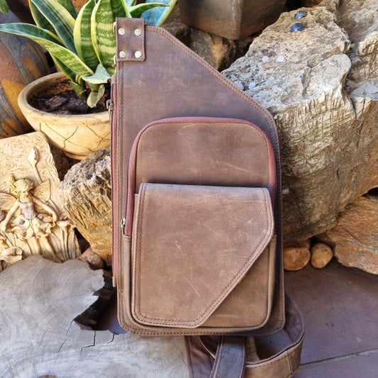 Leather Man Satchel