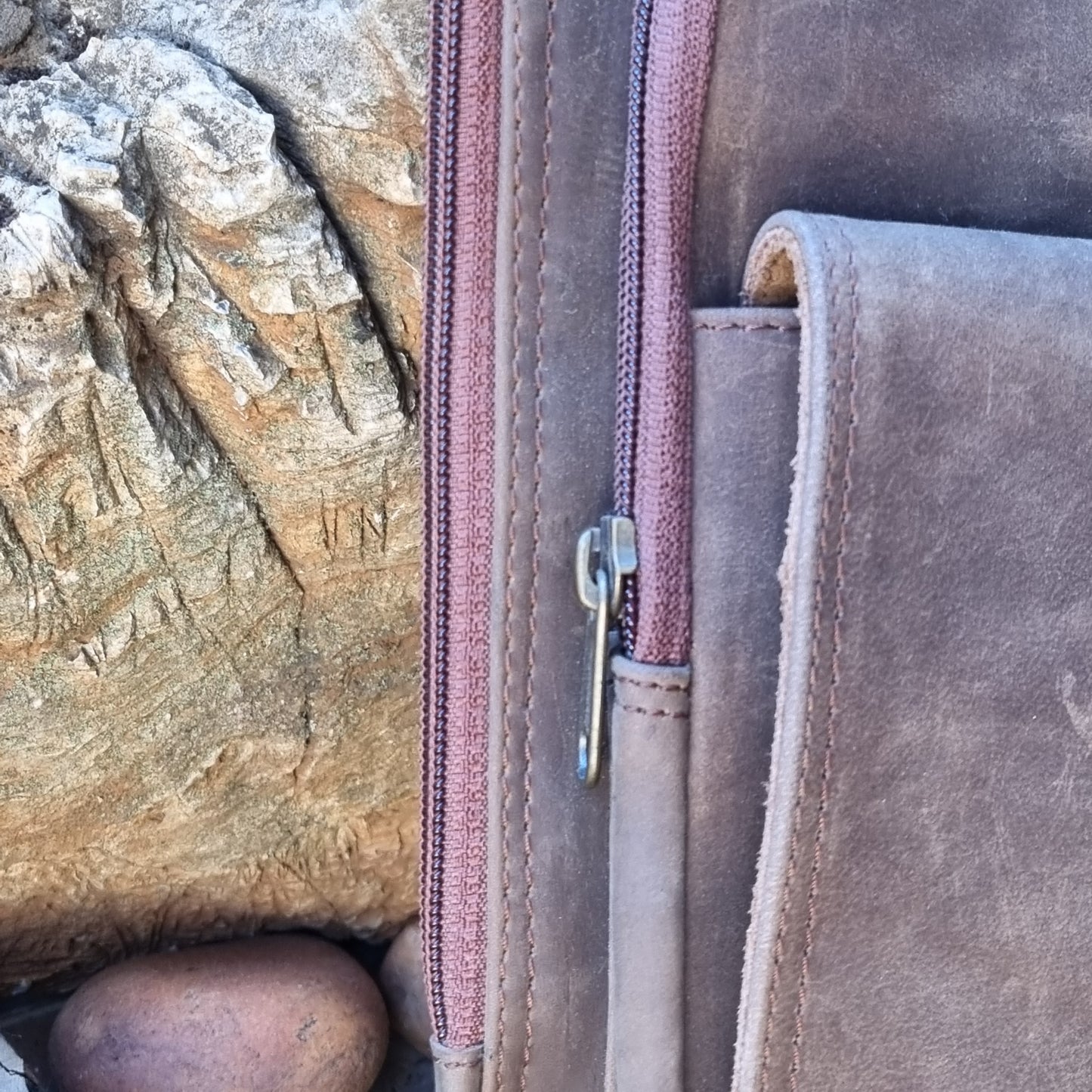 Leather Man Satchel
