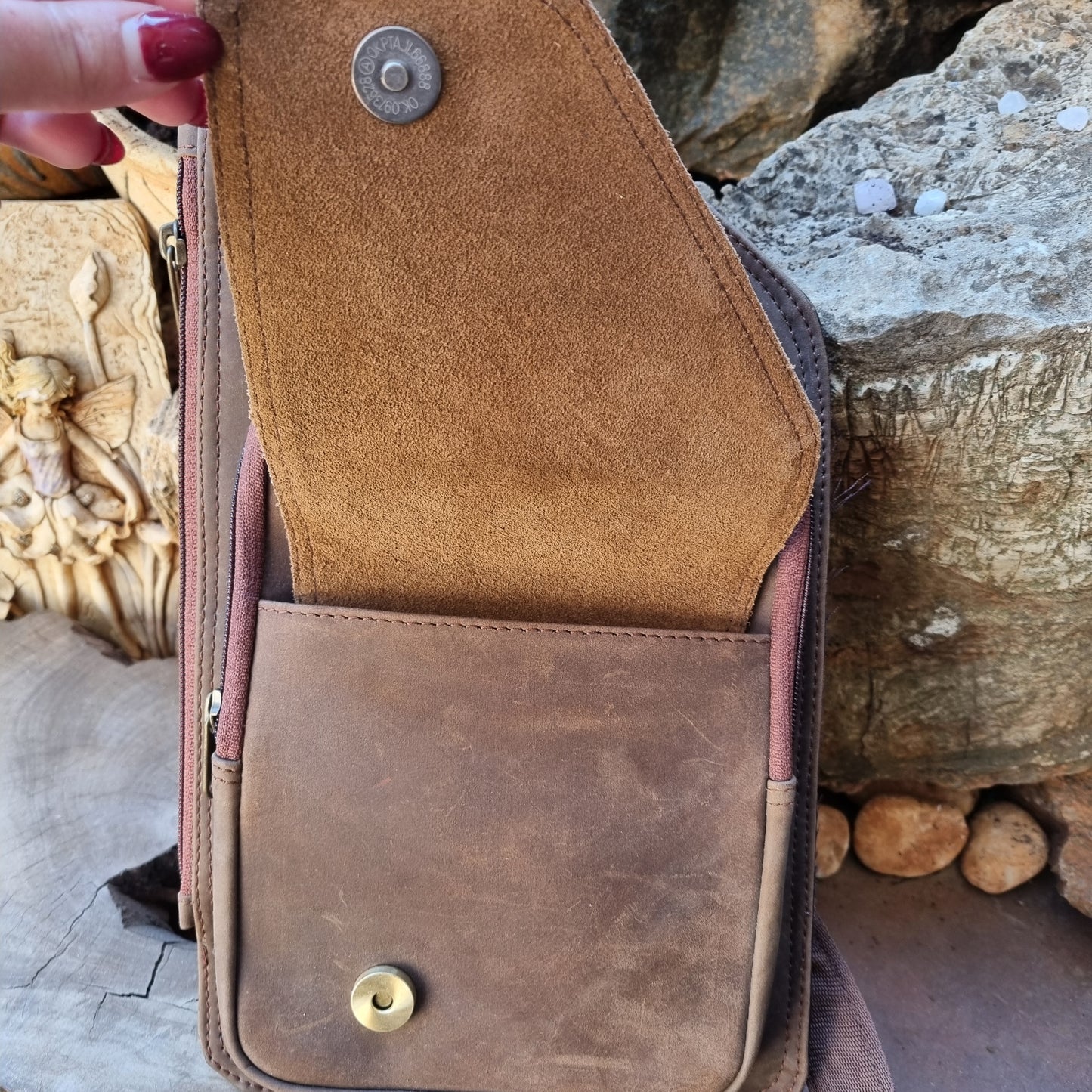 Leather Man Satchel
