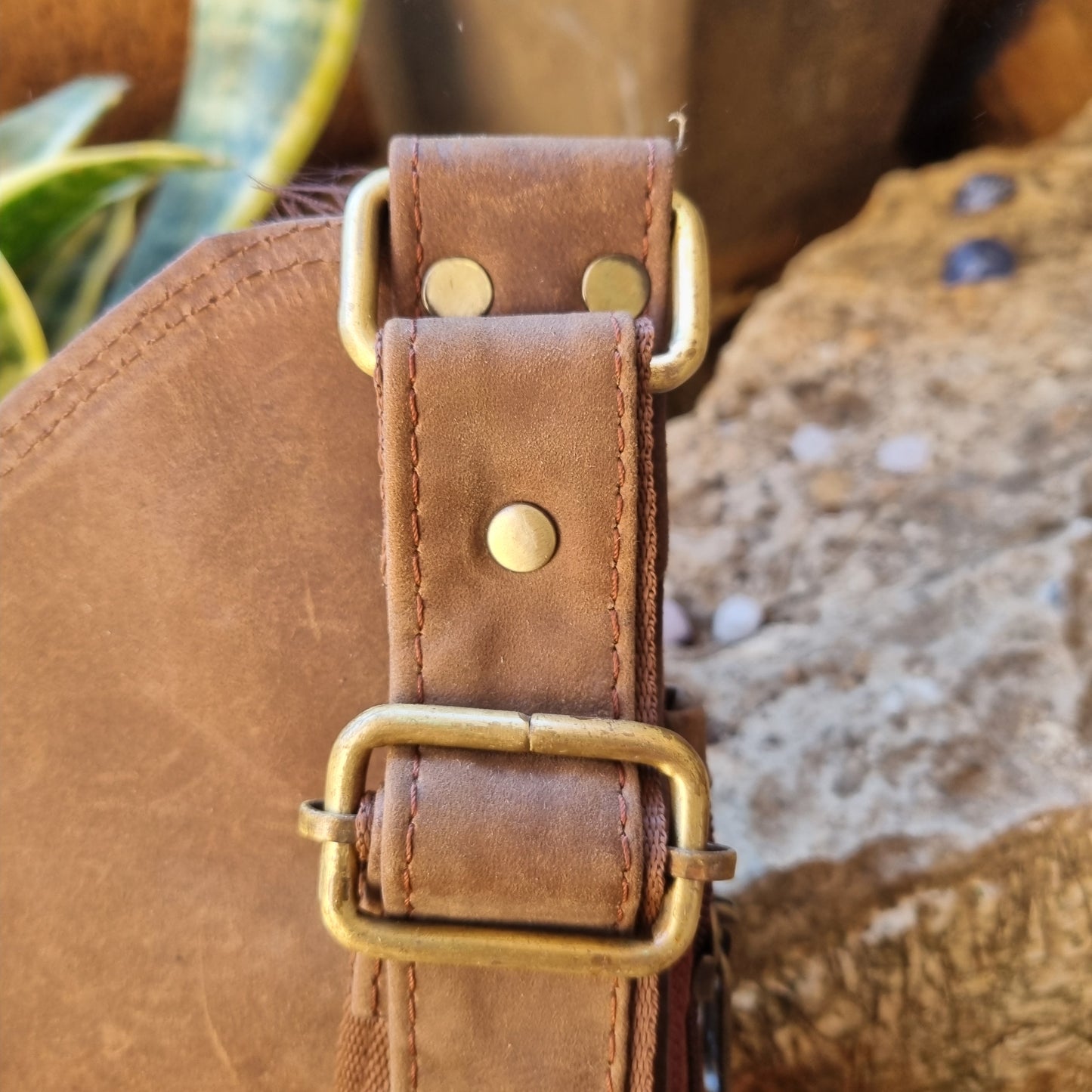 Leather Man Satchel