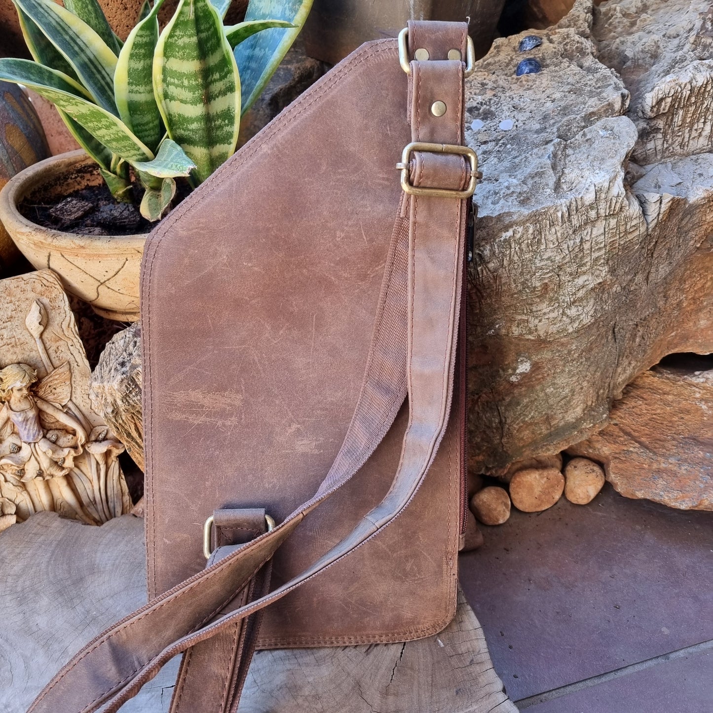 Leather Man Satchel