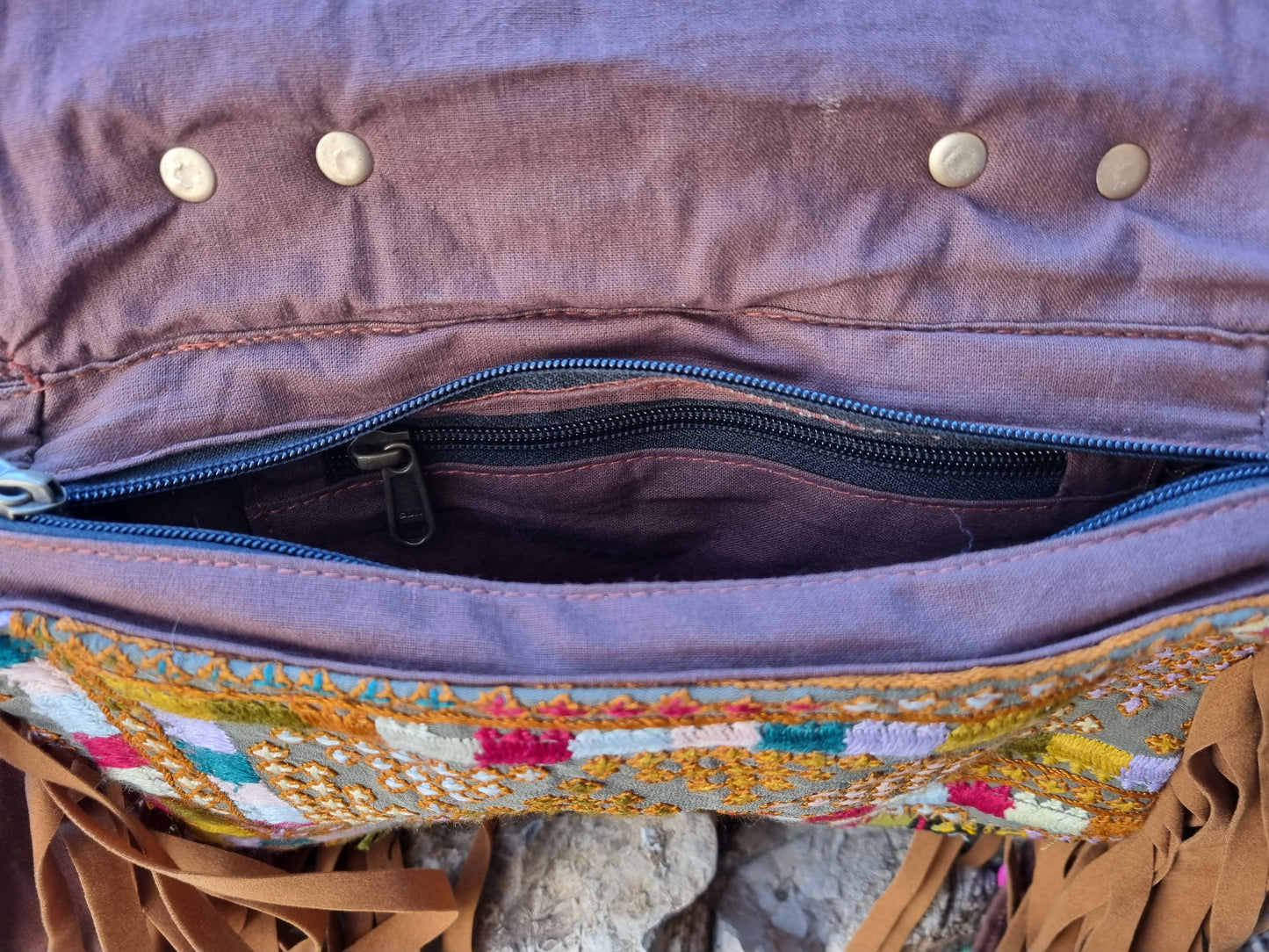 Cowrie Embroidered Handbag
