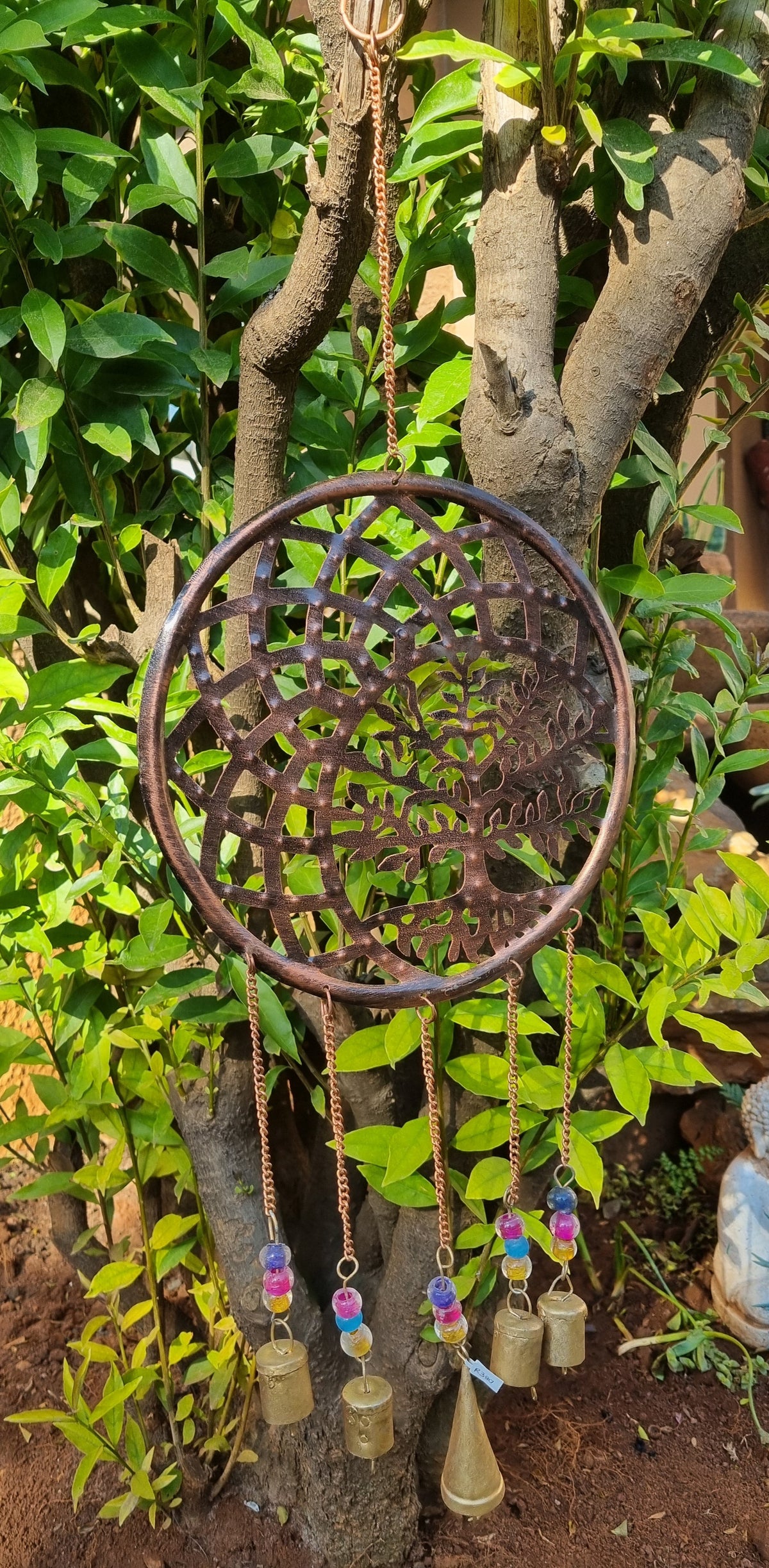 Tree Of Life Brass Bell Chime
