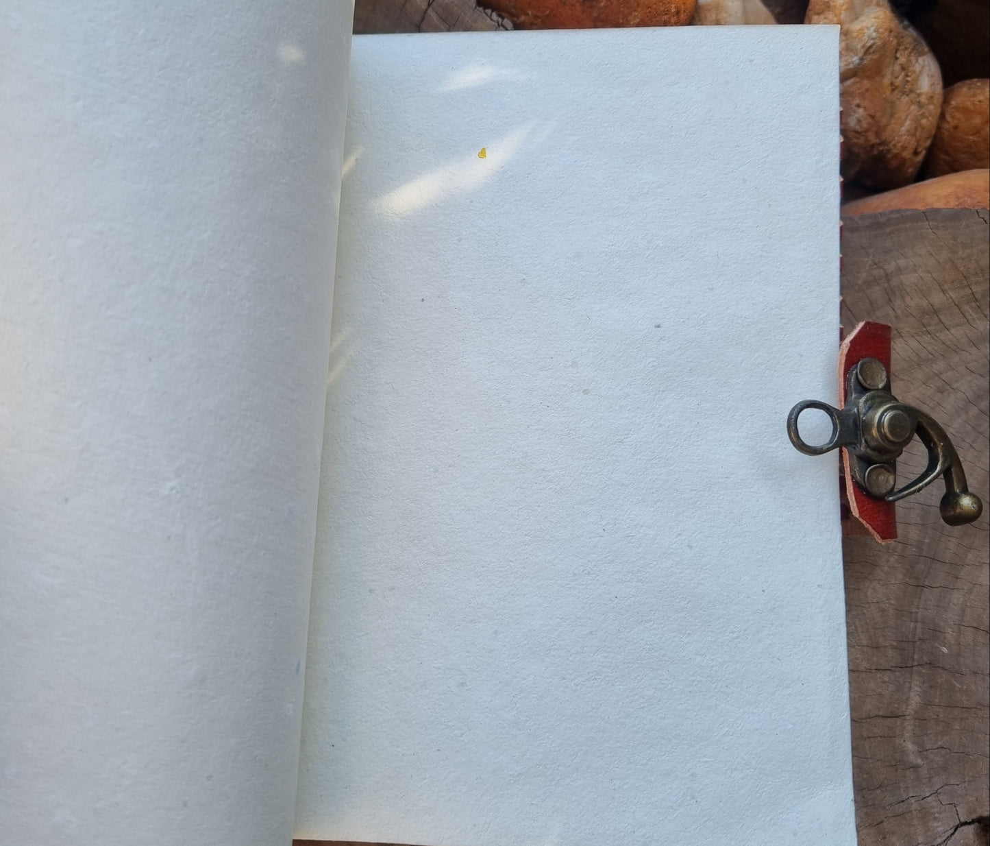 Hamsa Hand Leather Journal
