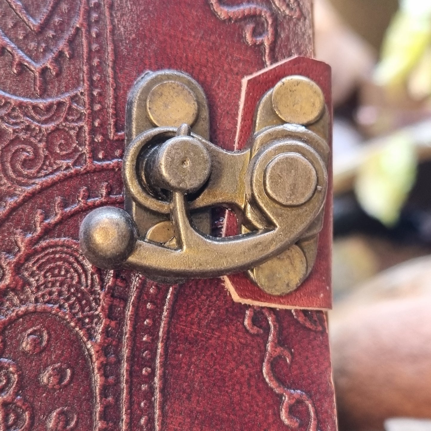 Hamsa Hand Leather Journal