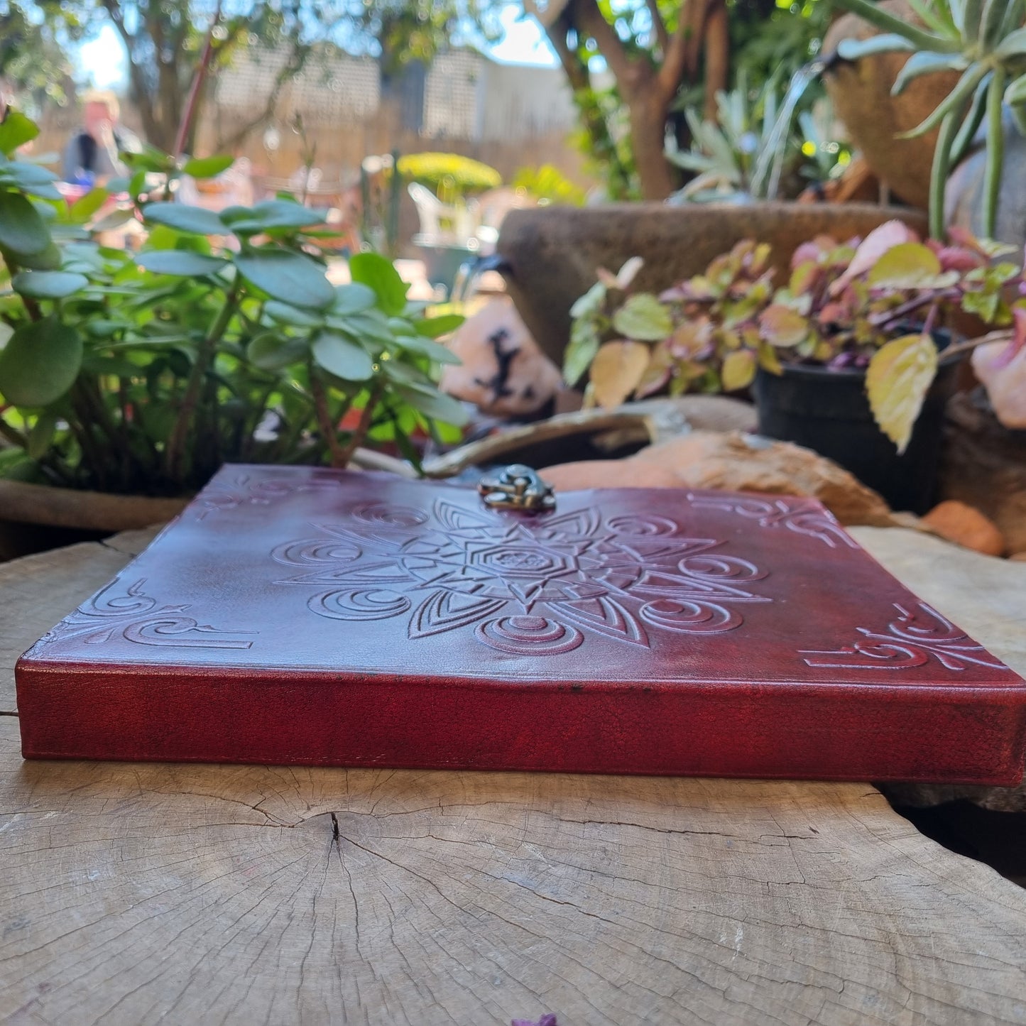 Mandala Leather Journal