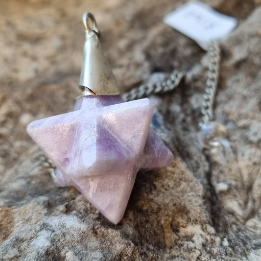 Lepidolite Macabre Pendulum