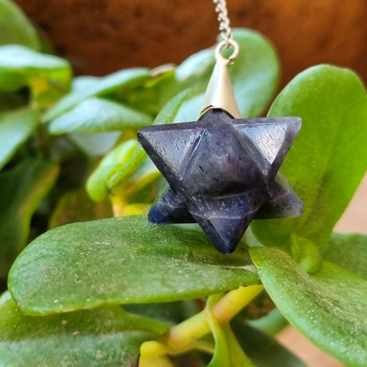 Blue Calcite Macabre Pendulum