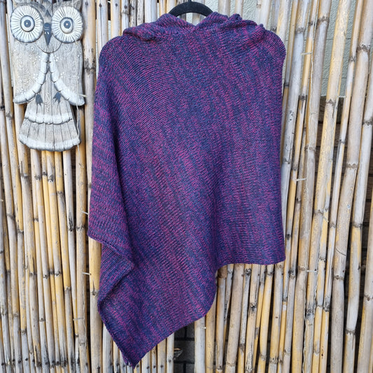Grape Vine Knitted Shawl (Hooded)