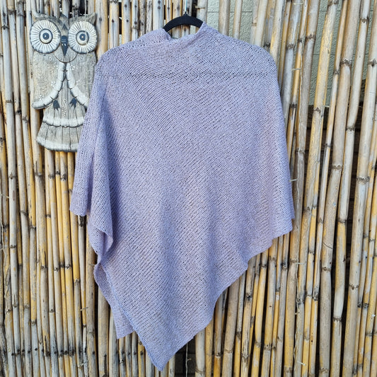 Peony Knitted Shawl (Hooded)