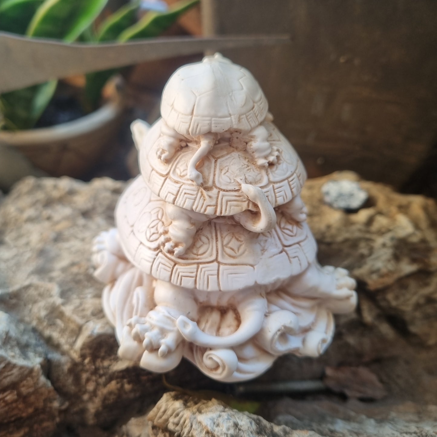 Tortoise Trio Statue