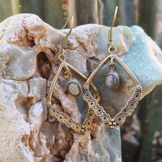 Labradorite Earrings