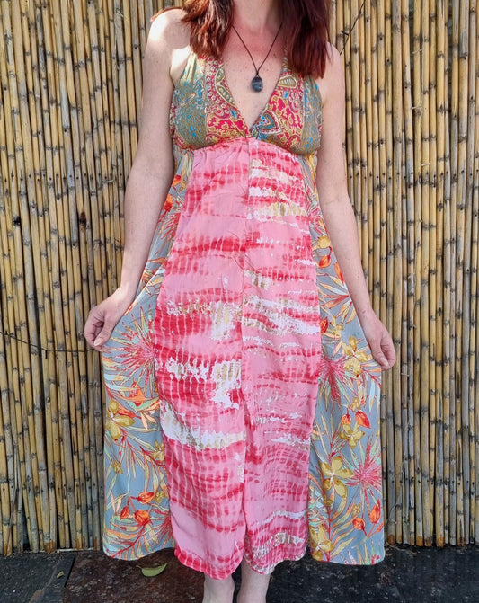 Green Tea Silk Dress