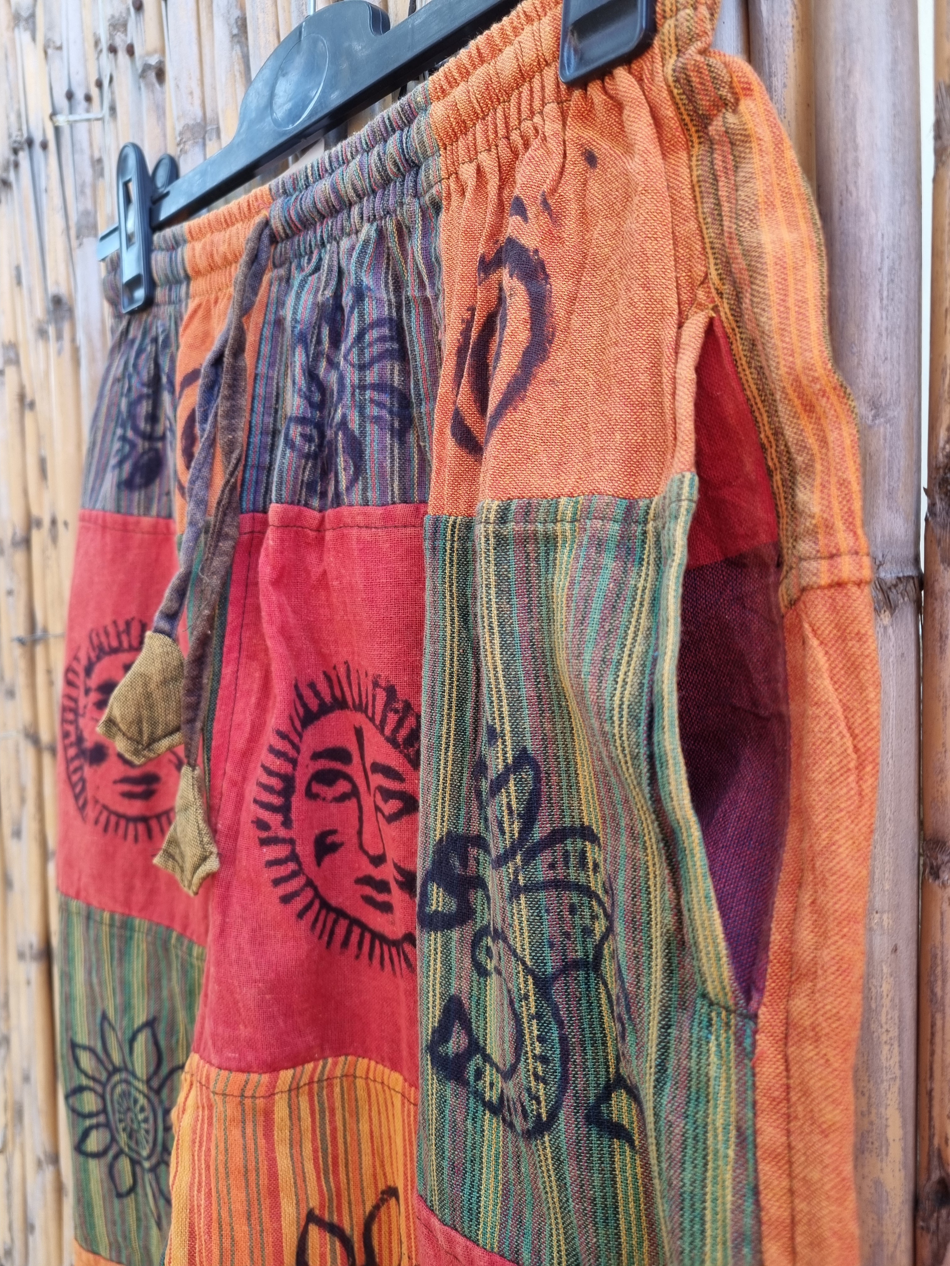 Florida Cotton Patchwork Pants (XXL)