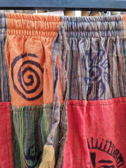Florida Cotton Patchwork Pants (XXL)