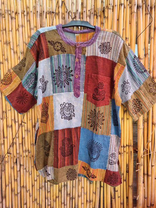 Patchwork Cotton Top (XXL)