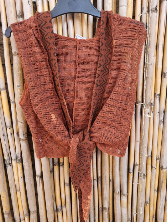Dusk Cotton Tie Top