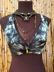 Dark Ocean Yoga Top
