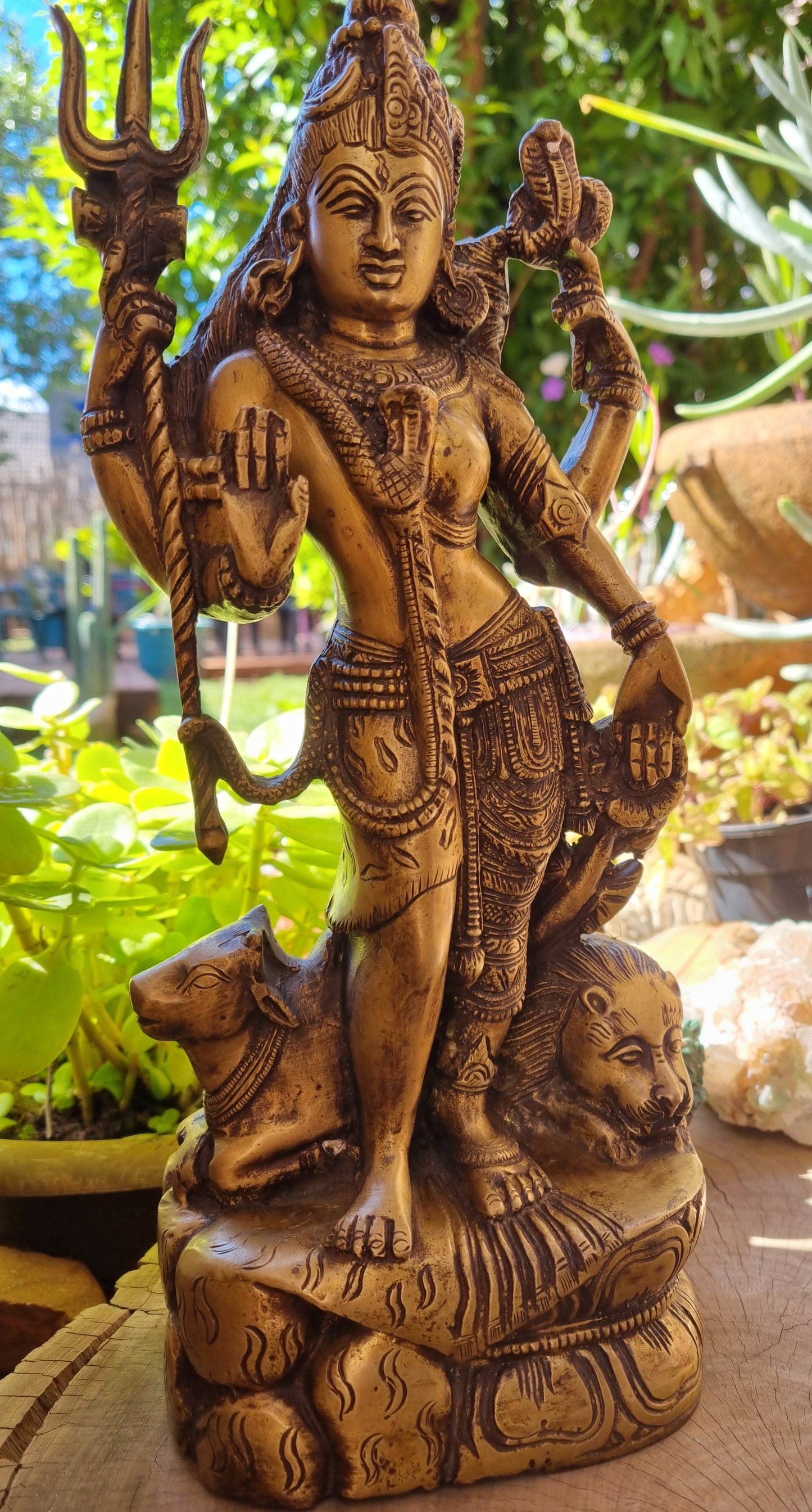Solid Brass Lord Shiva Statue