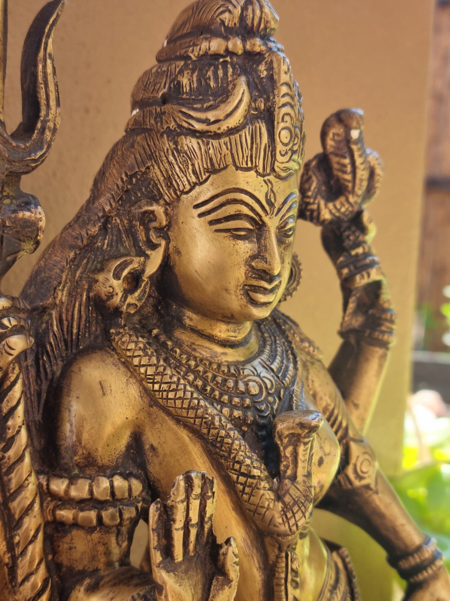 Solid Brass Lord Shiva Statue