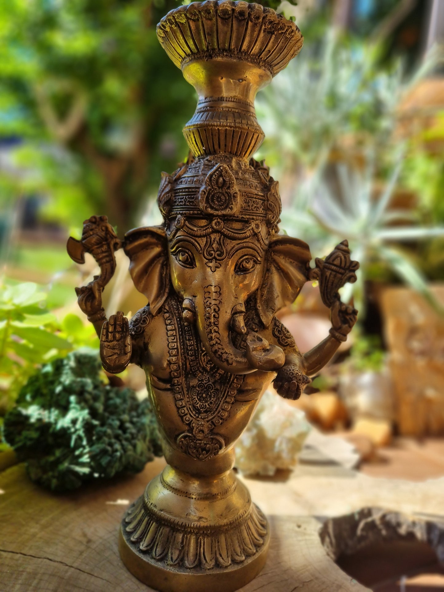 Solid Brass Lord Ganesha Statue