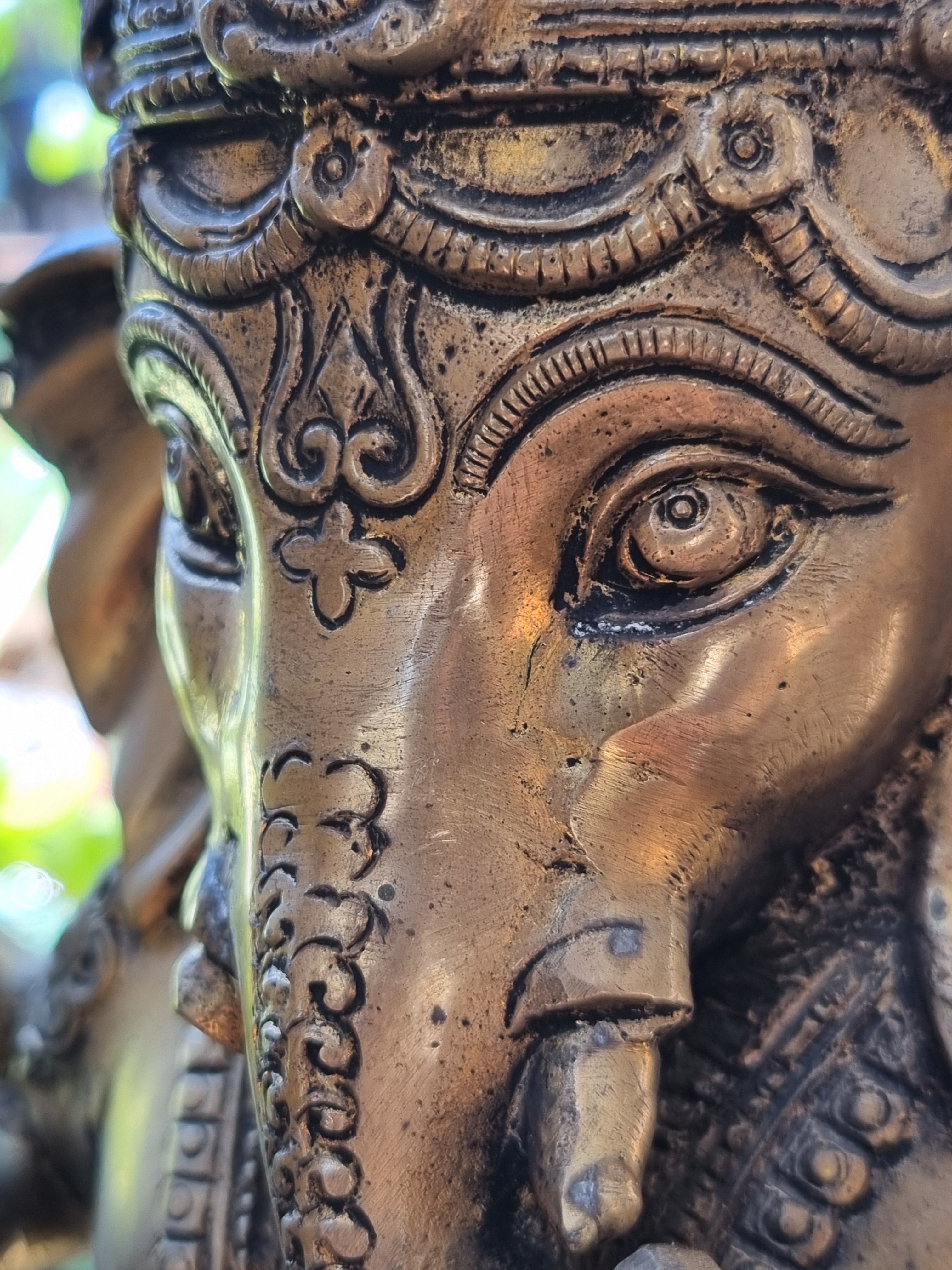 Solid Brass Lord Ganesha Statue