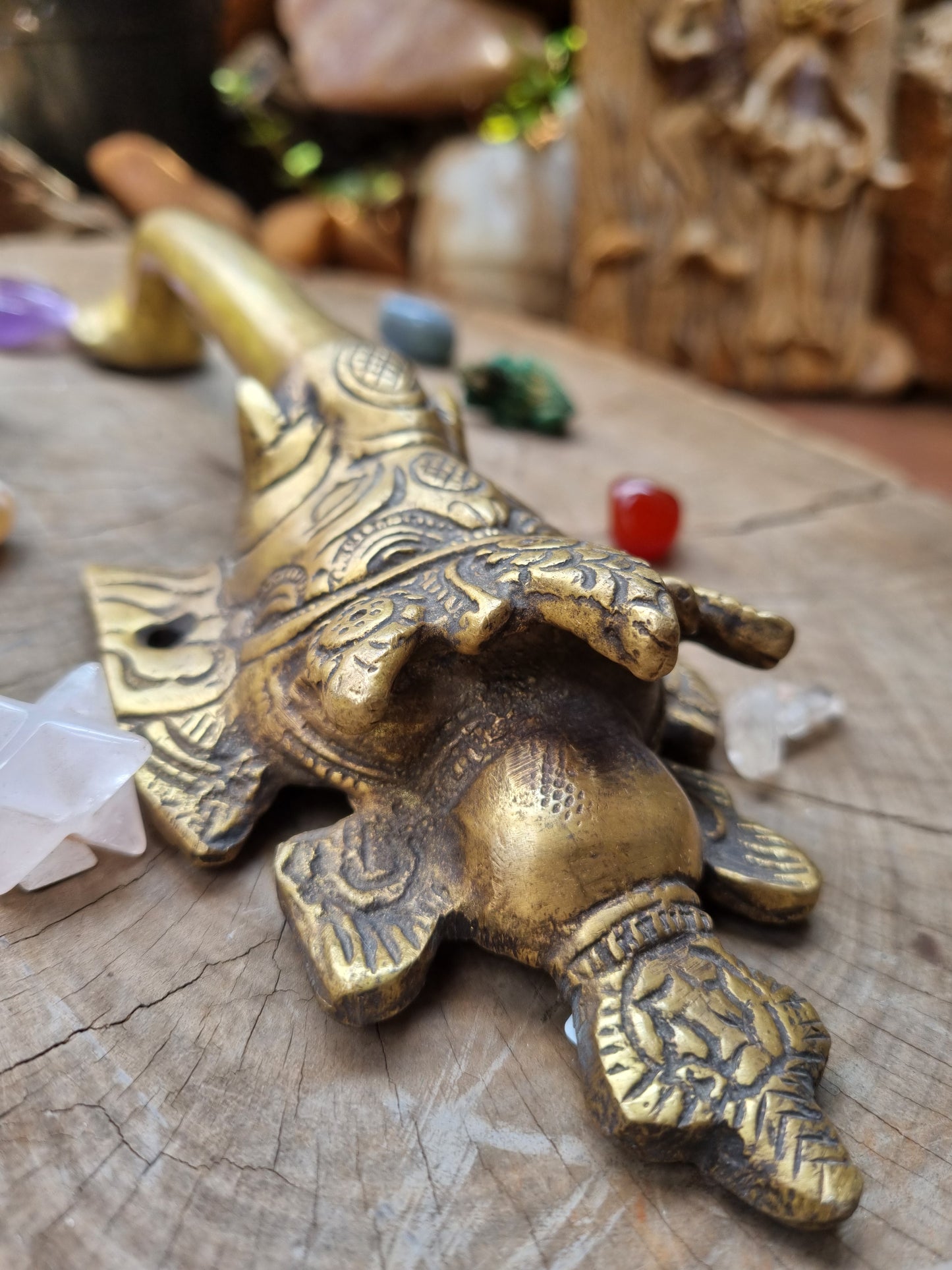 Solid Brass Elephant Door Handle