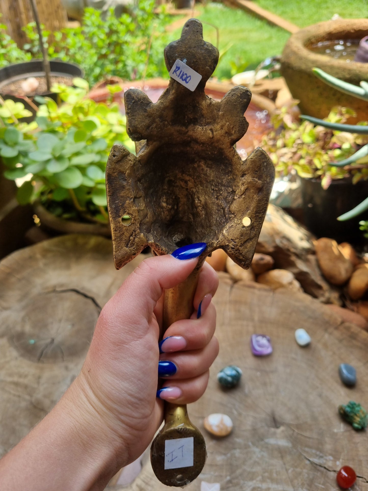 Solid Brass Elephant Door Handle