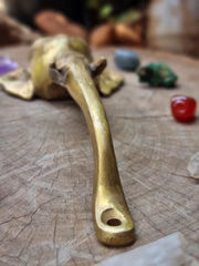 Solid Brass Elephant Door Handle