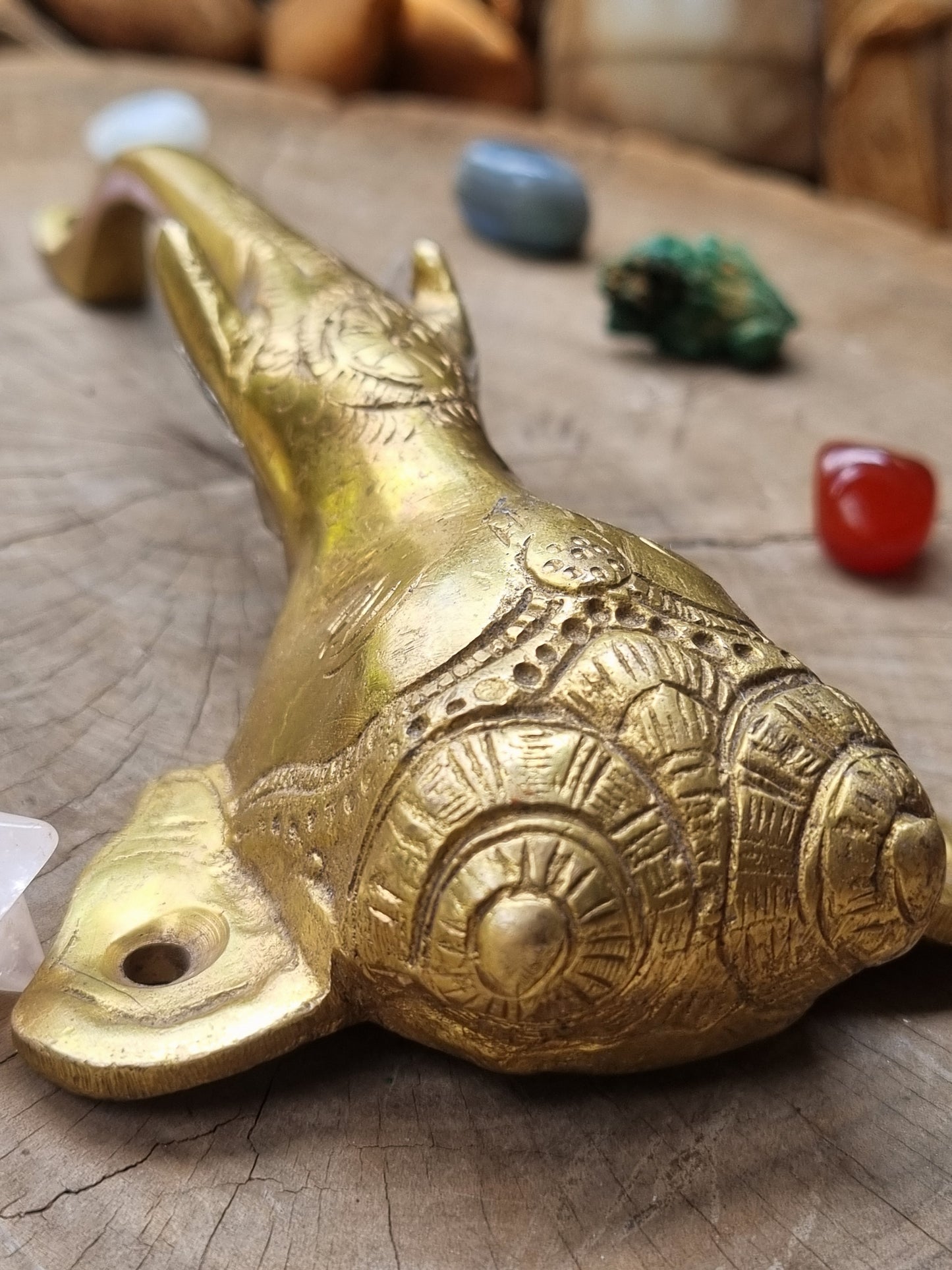 Solid Brass Elephant Door Handle