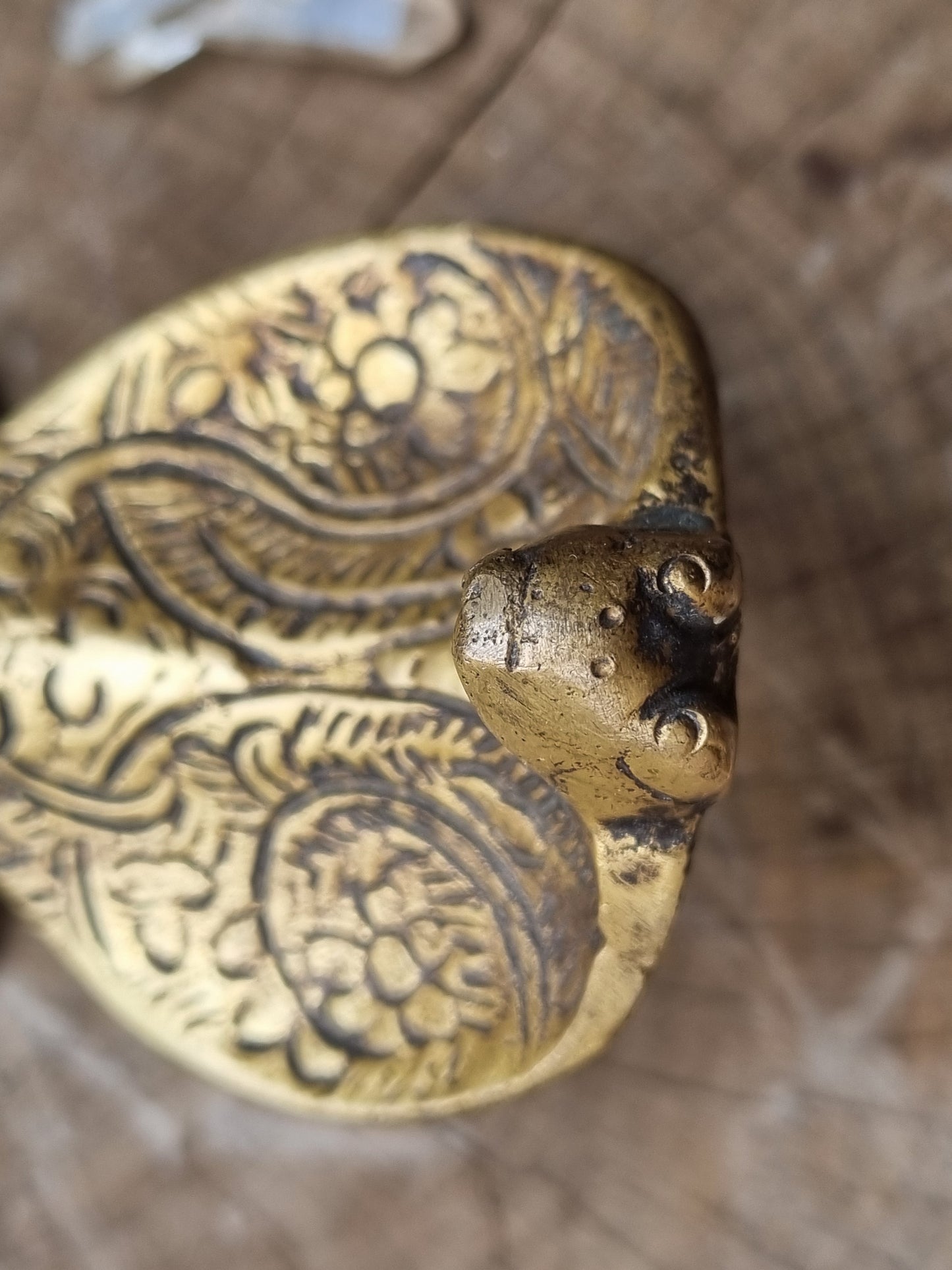 Solid Brass Cobra Door Handle