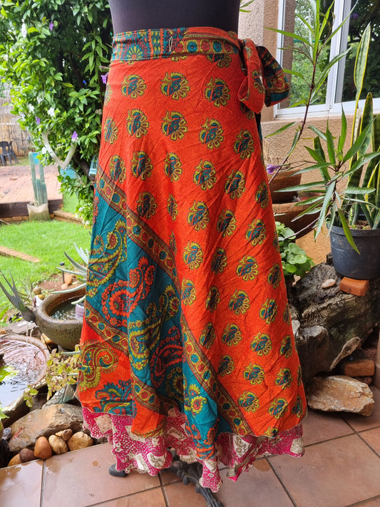 Saree Wrap Skirt