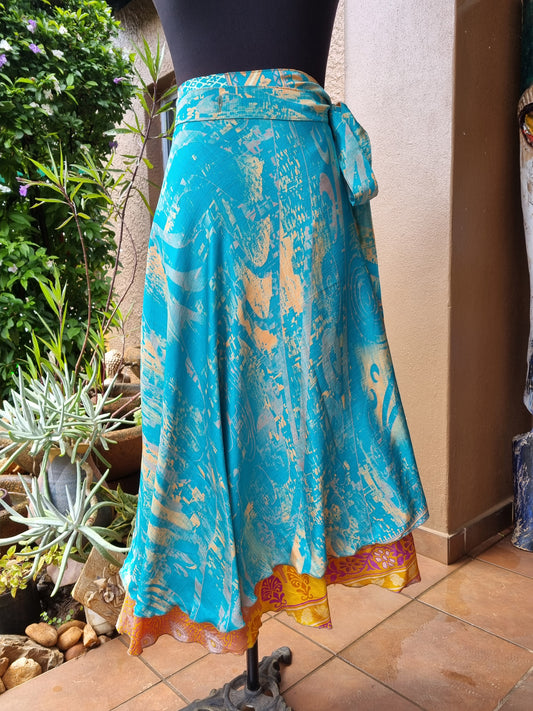 Saree Wrap Skirt
