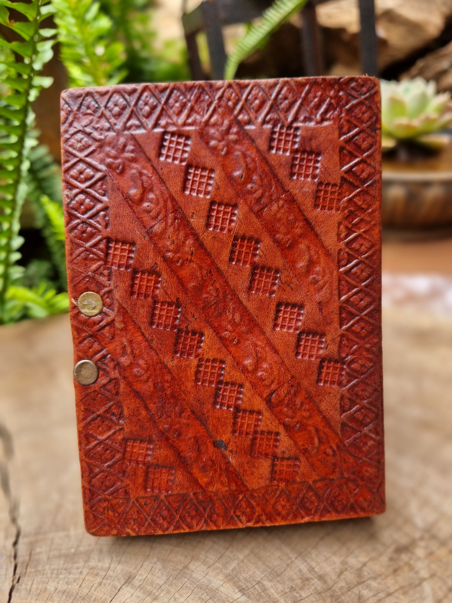Onyx Leather Journal (13CM X 10CM)