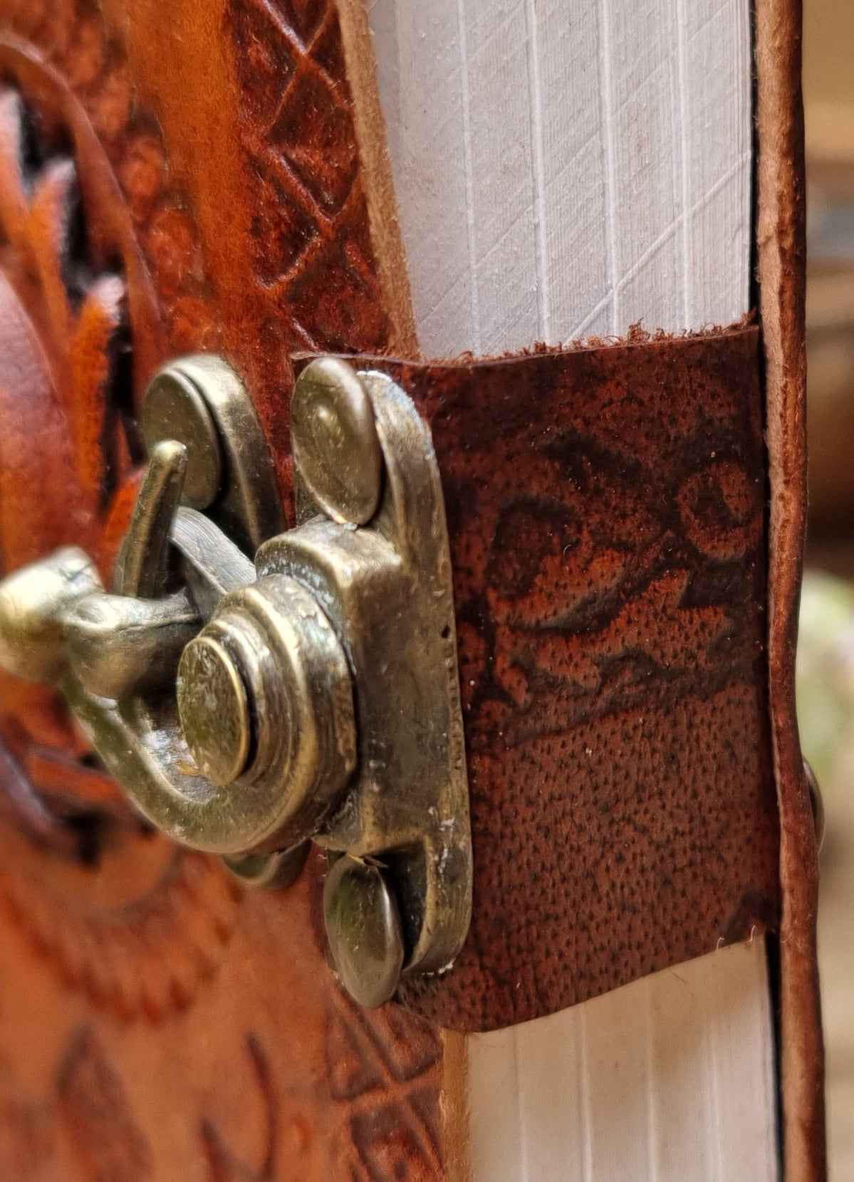 Tiger's Eye Leather Journal