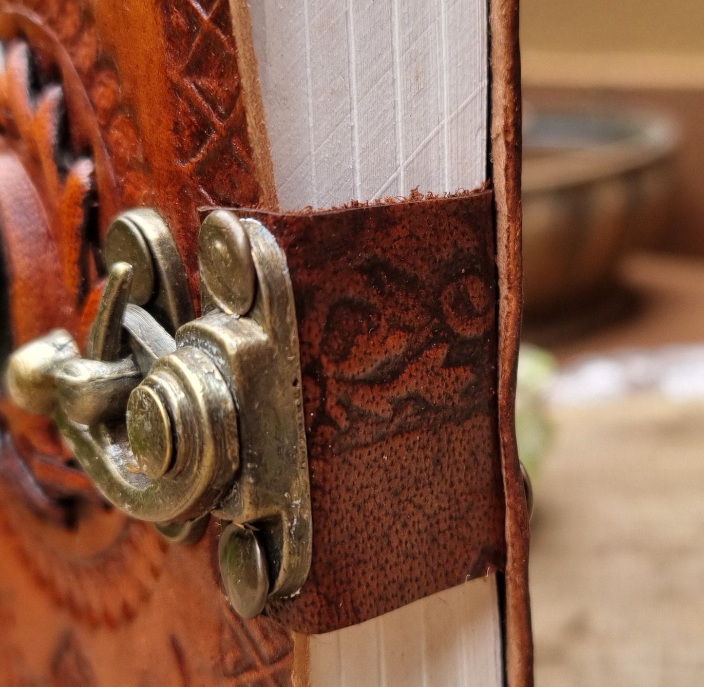 Tiger's Eye Leather Journal