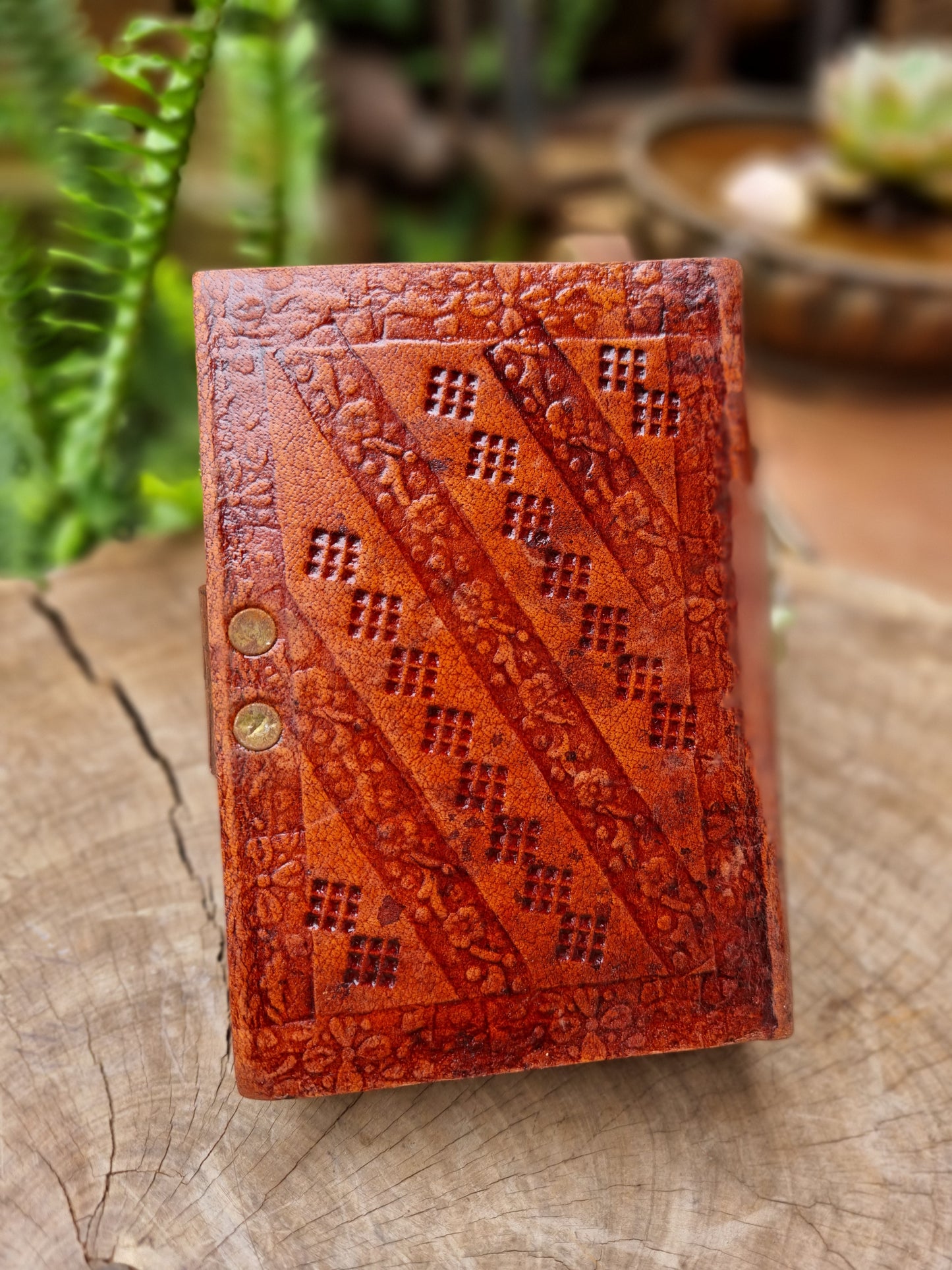 Labradorite Leather Journal